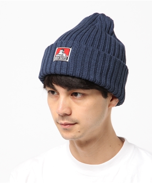 BEN DAVIS(ベンデイビス)の「【BEN DAVIS/ベンデイビス】【新色登場・選べるカラー】ニット帽 ブランドロゴワッペン ストリート・スケーター ユニセックス(ニットキャップ/ビーニー・メンズ・チャコールグレー/ブラック/スミクロ/ネイビー/ブルー系その他/レッド/ホワイト/マスタード/ダークグリーン/グレー/ブルー/ワイン/ベージュ/パープル/ライトパープル/ライトブラウン/サックスブルー/ライトピンク/イエロー系その他・FREE)」の12枚目の写真