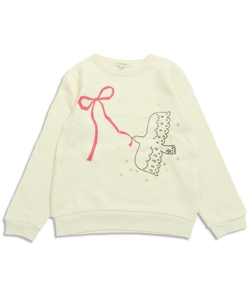 Seraph（セラフ）の「6色3柄トレーナー（スウェット・キッズ・キナリ/ネイビー/グレー/サーモンピンク/グリーン/アイボリー・95/110/130/90/100/120/80/140）」の16枚目の写真