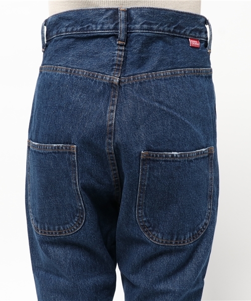 RODEO CROWNS WIDE BOWL（ロデオクラウンズワイドボウル）の「LOOSE サルエルパンツ（デニムパンツ・レディース・ダークブルー・X-SMALL/SMALL/MEDIUM）」の6枚目の写真