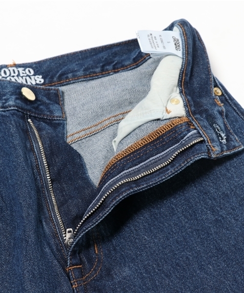 RODEO CROWNS WIDE BOWL（ロデオクラウンズワイドボウル）の「LOOSE サルエルパンツ（デニムパンツ・レディース・ダークブルー・X-SMALL/SMALL/MEDIUM）」の9枚目の写真