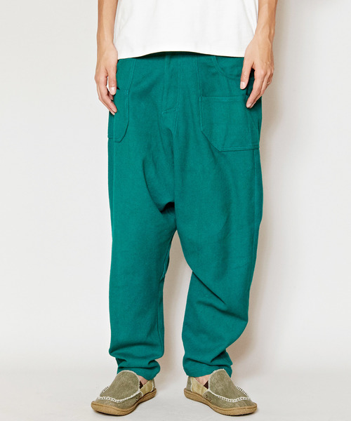 チャイハネ(チャイハネ)の「【チャイハネ】カラーMEN'Sサルエルパンツ(その他パンツ・メンズ・ブラック/カーキ/ライトブラウン/ホワイト/ネイビー/グリーン/マスタード/ワイン/オレンジ/オフホワイト・FREE)」の7枚目の写真