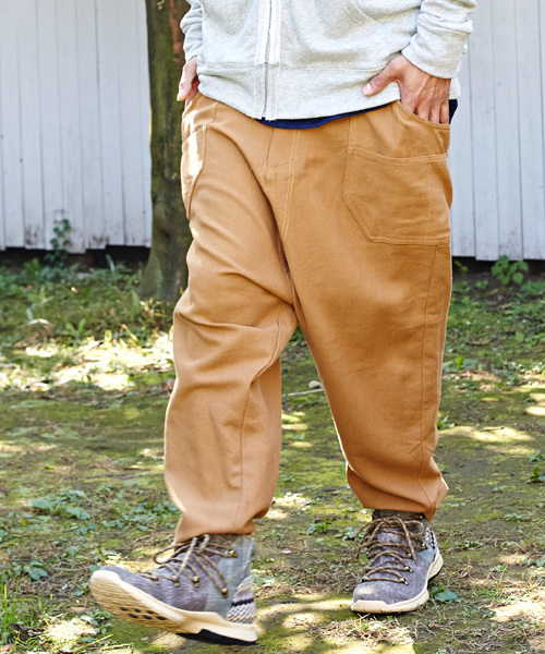 チャイハネ(チャイハネ)の「【チャイハネ】カラーMEN'Sサルエルパンツ(その他パンツ・メンズ・ブラック/カーキ/ライトブラウン/ホワイト/ネイビー/グリーン/マスタード/ワイン/オレンジ/オフホワイト・FREE)」の5枚目の写真