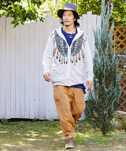 チャイハネ(チャイハネ)の「【チャイハネ】カラーMEN'Sサルエルパンツ(その他パンツ・メンズ・ブラック/カーキ/ライトブラウン/ホワイト/ネイビー/グリーン/マスタード/ワイン/オレンジ/オフホワイト・FREE)」の21枚目の写真