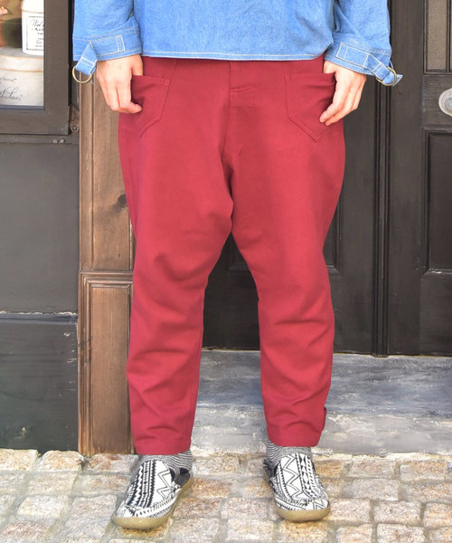 チャイハネ(チャイハネ)の「【チャイハネ】カラーMEN'Sサルエルパンツ(その他パンツ・メンズ・ブラック/カーキ/ライトブラウン/ホワイト/ネイビー/グリーン/マスタード/ワイン/オレンジ/オフホワイト・FREE)」の1枚目の写真