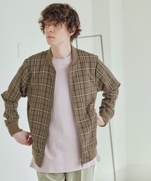 メンズのma 1 ベージュ系 チェック柄 ファッション通販 Zozotown