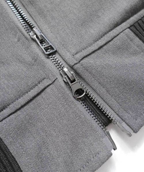 MONO-MART（モノマート）の「T/R アーバンミリタリー MA-1 ブルゾン(MONO-MART)（MA-1・メンズ・チャコールグレー/ベージュ/ネイビー/ブラック/オリーブ/ブラウン/インディゴブルー/ブラック系その他/パープル/キャメル/グレー/チェック/グレー系その他/ベージュ系その他2/ベージュ系その他3・M/L/XL）」の17枚目の写真