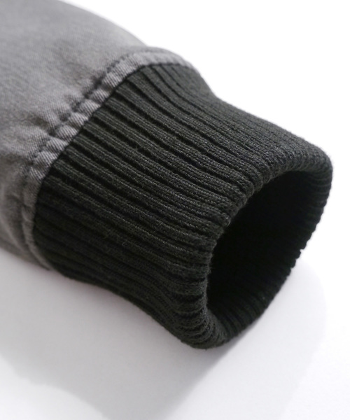 MONO-MART（モノマート）の「T/R アーバンミリタリー MA-1 ブルゾン(MONO-MART)（MA-1・メンズ・チャコールグレー/ベージュ/ネイビー/ブラック/オリーブ/ブラウン/インディゴブルー/ブラック系その他/パープル/キャメル/グレー/チェック/グレー系その他/ベージュ系その他2/ベージュ系その他3・M/L/XL）」の16枚目の写真