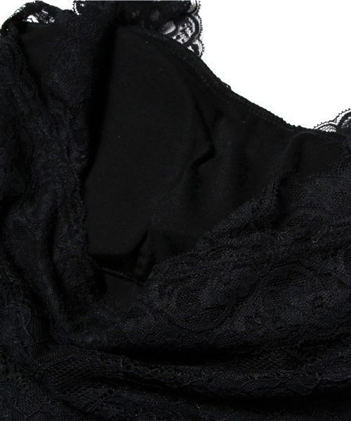 mysty woman(ミスティウーマン)の「ストレッチスカラップカップインタンクトップ(タンクトップ・レディース・オフホワイト/ピンク/サックスブルー/ブラック/パープル・FREE)」の11枚目の写真