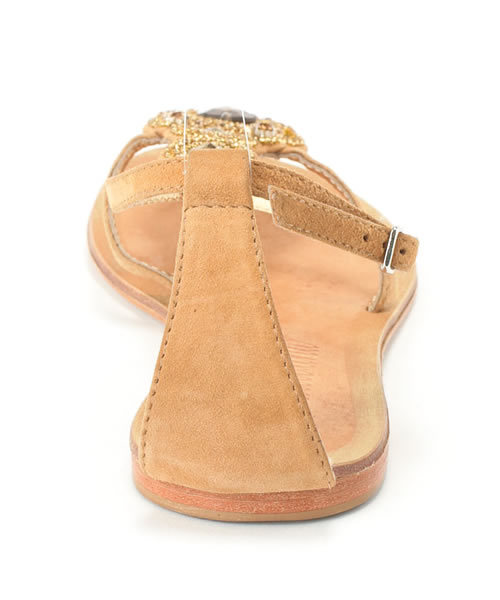 FIGARO Paris（フィガロパリ）の「SANDAWANA　4STONEトングサンダル（サンダル・レディース・キャメル・35/36/37）」の3枚目の写真