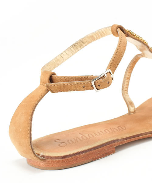 FIGARO Paris（フィガロパリ）の「SANDAWANA　4STONEトングサンダル（サンダル・レディース・キャメル・35/36/37）」の5枚目の写真
