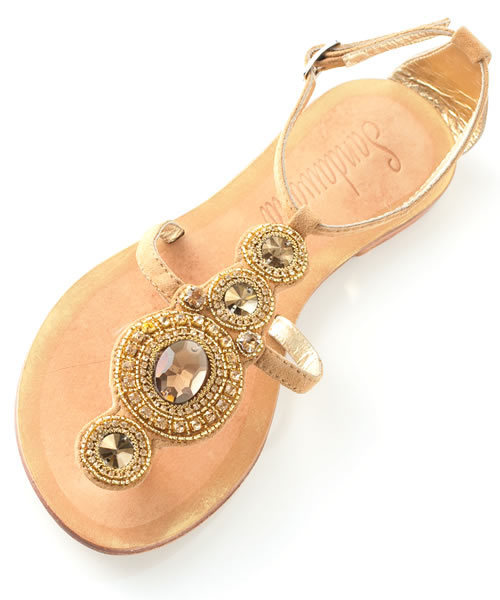 FIGARO Paris（フィガロパリ）の「SANDAWANA　4STONEトングサンダル（サンダル・レディース・キャメル・35/36/37）」の6枚目の写真