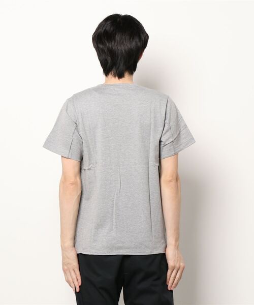 BLUE SAKURA（ブルーサクラ）の「CUTOFF T-SHIRT（Tシャツ/カットソー・メンズ・グレー/ネイビー/ホワイト・3/2/1/4）」の5枚目の写真