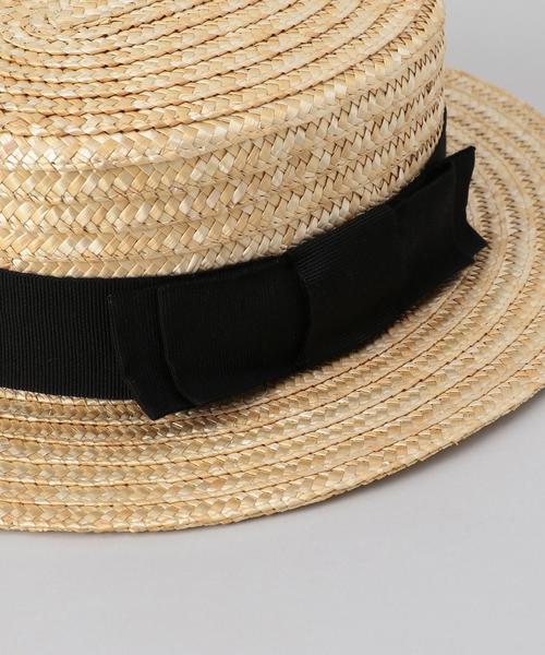 BEAUTY&YOUTH UNITED ARROWS（ビューティーアンドユースユナイテッドアローズ）の「＜HELENE BERMAN＞KANKAN HAT/ﾊｯﾄ（ハット・レディース・ベージュ・FREE）」の2枚目の写真