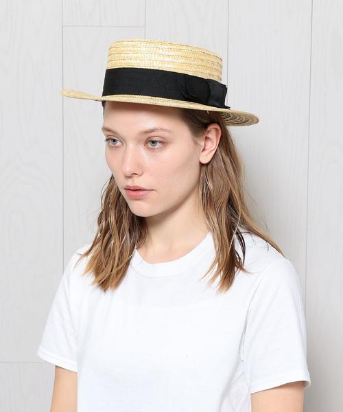 BEAUTY&YOUTH UNITED ARROWS（ビューティーアンドユースユナイテッドアローズ）の「＜HELENE BERMAN＞KANKAN HAT/ﾊｯﾄ（ハット・レディース・ベージュ・FREE）」の4枚目の写真