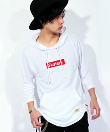 ８(eight) | 7分袖 ボックスロゴ プルオーバー パーカー(パーカー)