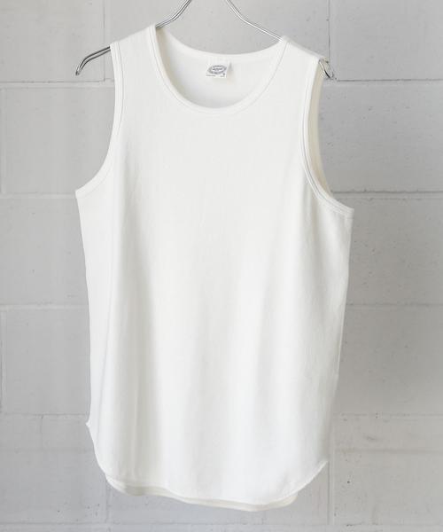 green label relaxing（グリーンレーベルリラクシング）の「SC SUPIMA/WFL LONG/タンクトップ ◆（タンクトップ・メンズ・ホワイト/ブラック/グレー/ブラウン・MEDIUM/SMALL/LARGE）」の2枚目の写真