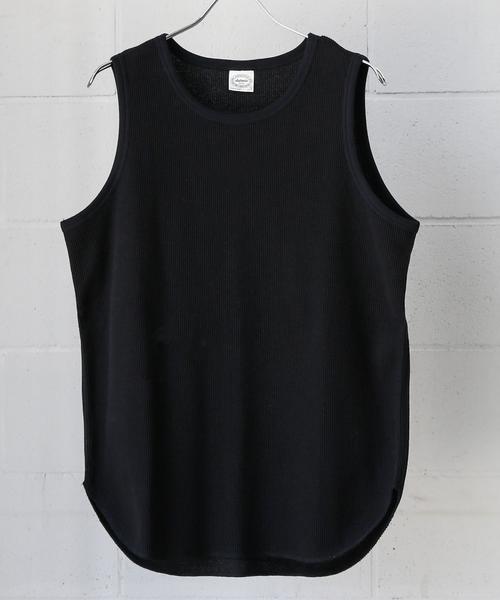 green label relaxing（グリーンレーベルリラクシング）の「SC SUPIMA/WFL LONG/タンクトップ ◆（タンクトップ・メンズ・ホワイト/ブラック/グレー/ブラウン・MEDIUM/SMALL/LARGE）」の3枚目の写真