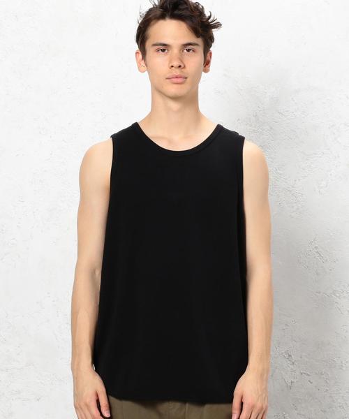 green label relaxing（グリーンレーベルリラクシング）の「SC SUPIMA/WFL LONG/タンクトップ ◆（タンクトップ・メンズ・ホワイト/ブラック/グレー/ブラウン・MEDIUM/SMALL/LARGE）」の6枚目の写真