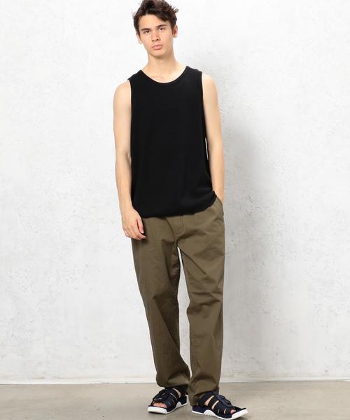 green label relaxing（グリーンレーベルリラクシング）の「SC SUPIMA/WFL LONG/タンクトップ ◆（タンクトップ・メンズ・ホワイト/ブラック/グレー/ブラウン・MEDIUM/SMALL/LARGE）」の8枚目の写真