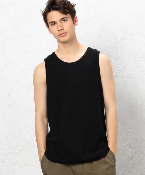 green label relaxing（グリーンレーベルリラクシング）の「SC SUPIMA/WFL LONG/タンクトップ ◆（タンクトップ・メンズ・ホワイト/ブラック/グレー/ブラウン・MEDIUM/SMALL/LARGE）」の20枚目の写真