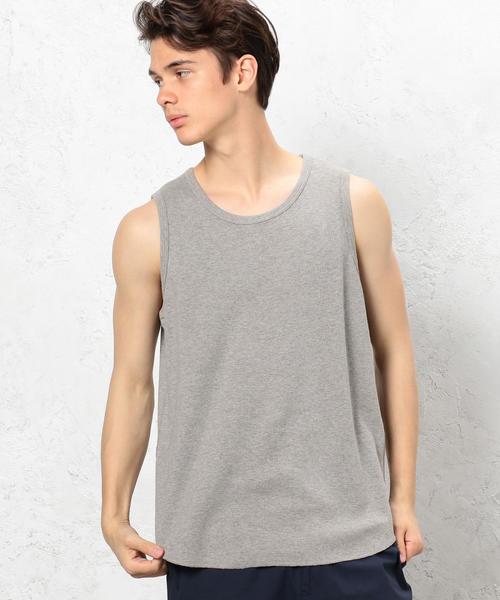 green label relaxing（グリーンレーベルリラクシング）の「SC SUPIMA/WFL LONG/タンクトップ ◆（タンクトップ・メンズ・ホワイト/ブラック/グレー/ブラウン・MEDIUM/SMALL/LARGE）」の21枚目の写真
