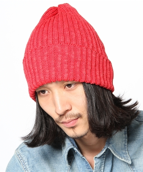 BEAMS(ビームス)の「WARREN SCOTT×BEAMS / 別注 ニットキャップ(ニットキャップ/ビーニー・メンズ・レッド/イエロー/ブルー・ONE SIZE)」の4枚目の写真