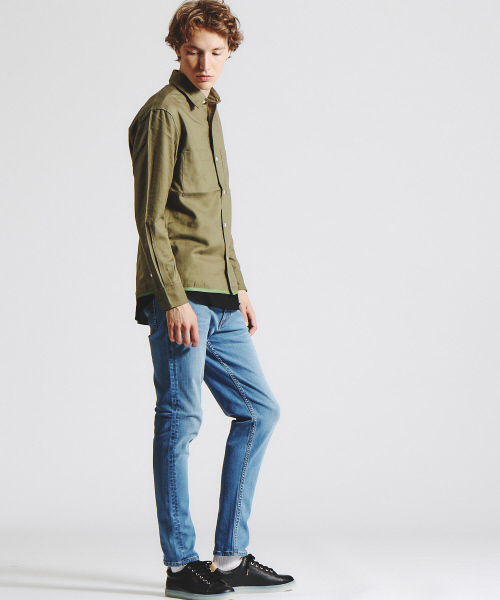 PAIRS IN PARIS（ペアーズインパリス）の「【ABAHOUSE×PAIRS IN PARIS/別注】レザーレースアップ（スニーカー・メンズ・ホワイト/ブラック・40/42/41）」の15枚目の写真