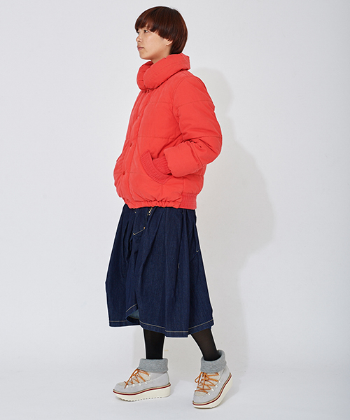 mercibeaucoup,（メルシーボークー）の「アツマウンテンブー（ブーツ・レディース・ライトグレー/ブラック・0/01/02/03/04）」の3枚目の写真