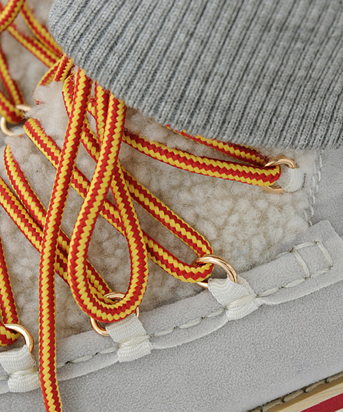 mercibeaucoup,（メルシーボークー）の「アツマウンテンブー（ブーツ・レディース・ライトグレー/ブラック・0/01/02/03/04）」の10枚目の写真