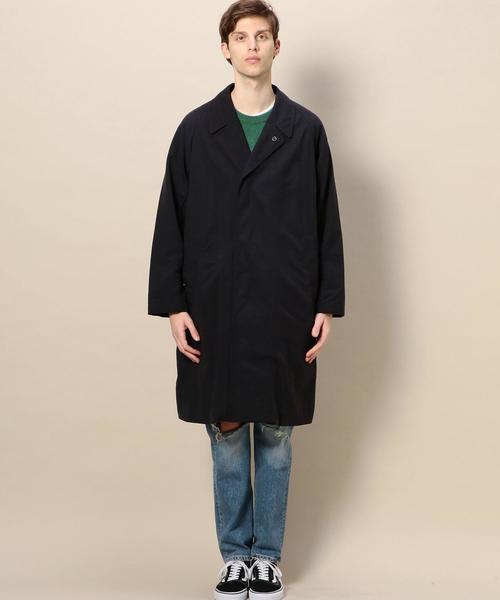 BEAUTY&YOUTH UNITED ARROWS(ビューティーアンドユースユナイテッドアローズ)の「BY ナイロン ルーズ コート◆(ステンカラーコート・メンズ・ネイビー/ダークグレー・MEDIUM/X-LARGE/SMALL/LARGE)」の16枚目の写真