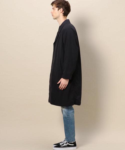 BEAUTY&YOUTH UNITED ARROWS(ビューティーアンドユースユナイテッドアローズ)の「BY ナイロン ルーズ コート◆(ステンカラーコート・メンズ・ネイビー/ダークグレー・MEDIUM/X-LARGE/SMALL/LARGE)」の17枚目の写真