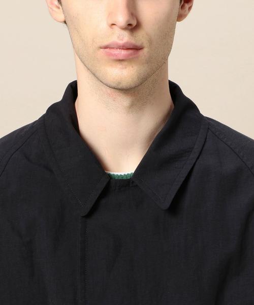 BEAUTY&YOUTH UNITED ARROWS(ビューティーアンドユースユナイテッドアローズ)の「BY ナイロン ルーズ コート◆(ステンカラーコート・メンズ・ネイビー/ダークグレー・MEDIUM/X-LARGE/SMALL/LARGE)」の14枚目の写真