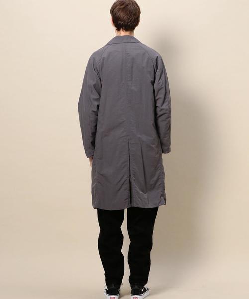 BEAUTY&YOUTH UNITED ARROWS(ビューティーアンドユースユナイテッドアローズ)の「BY ナイロン ルーズ コート◆(ステンカラーコート・メンズ・ネイビー/ダークグレー・MEDIUM/X-LARGE/SMALL/LARGE)」の5枚目の写真