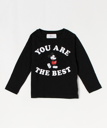 AZUL by moussy | MICKEYロゴKIDS長袖TEE(Tシャツ/カットソー)