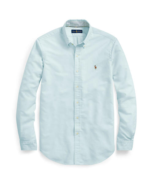 POLO RALPH LAUREN（ポロ ラルフ ローレン）の「クラシック フィット コットン スポーツシャツ（シャツ/ブラウス・メンズ・ブルー系4/ブルー系5/パープル系1/ピンク系1・SMALL/MEDIUM/X-LARGE/X-SMALL/LARGE）」の2枚目の写真