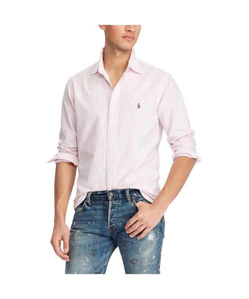 POLO RALPH LAUREN（ポロ ラルフ ローレン）の「クラシック フィット コットン スポーツシャツ（シャツ/ブラウス・メンズ・ブルー系4/ブルー系5/パープル系1/ピンク系1・SMALL/MEDIUM/X-LARGE/X-SMALL/LARGE）」の16枚目の写真