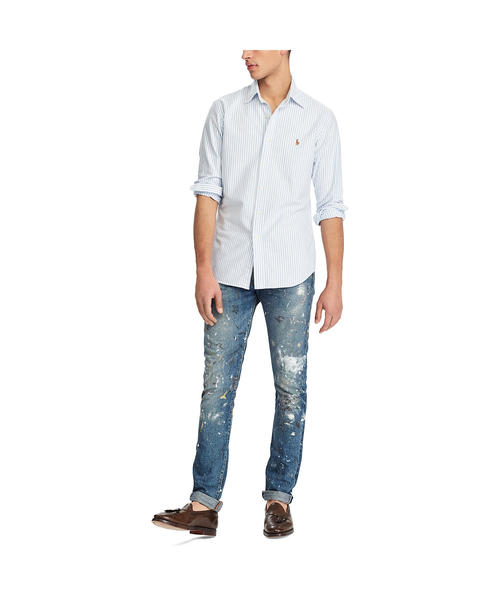 POLO RALPH LAUREN（ポロ ラルフ ローレン）の「クラシック フィット コットン スポーツシャツ（シャツ/ブラウス・メンズ・ブルー系4/ブルー系5/パープル系1/ピンク系1・SMALL/MEDIUM/X-LARGE/X-SMALL/LARGE）」の10枚目の写真