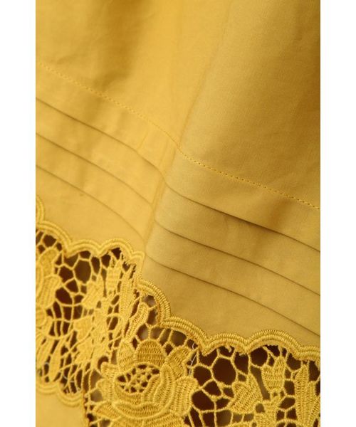 JILL by JILL STUART(ジルバイジルスチュアート)の「◆タック ブロッキングレース(ワンピース・レディース・イエロー/ピンク・SMALL/MEDIUM)」の7枚目の写真