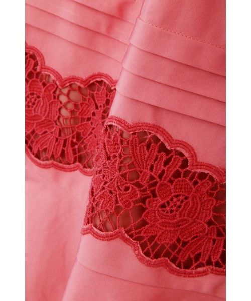JILL by JILL STUART(ジルバイジルスチュアート)の「◆タック ブロッキングレース(ワンピース・レディース・イエロー/ピンク・SMALL/MEDIUM)」の17枚目の写真