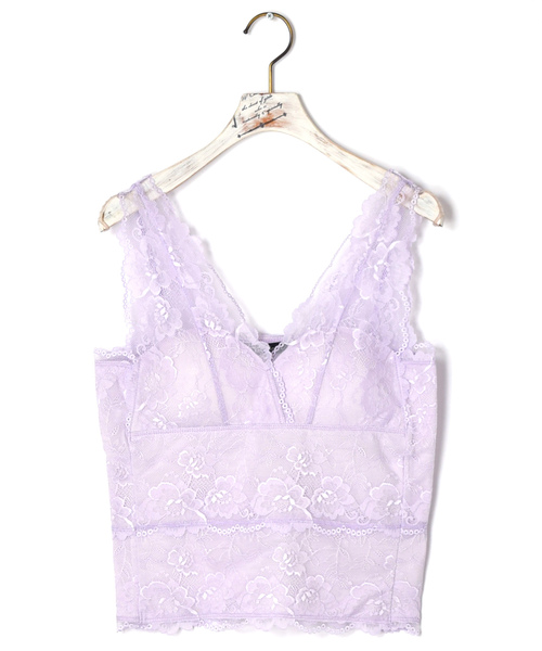 W Closet ダブルクローゼット の カップインレースキャミ その他アンダーウェア インナー Wear