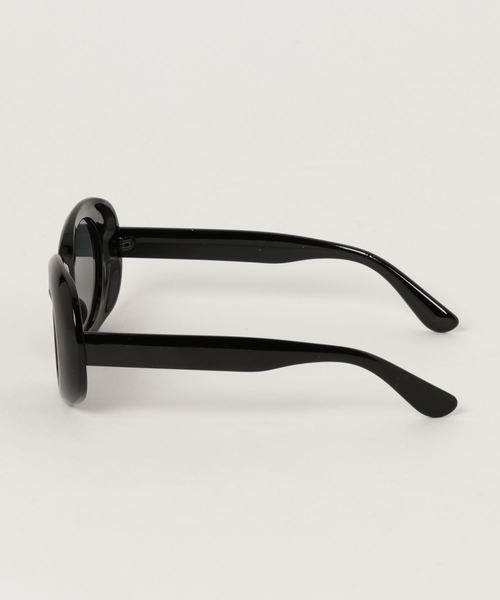 WEGO（ウィゴー）の「WEGO/オーバルスモークレンズサングラス（サングラス・メンズ・ホワイト/ブラック・FREE）」の3枚目の写真