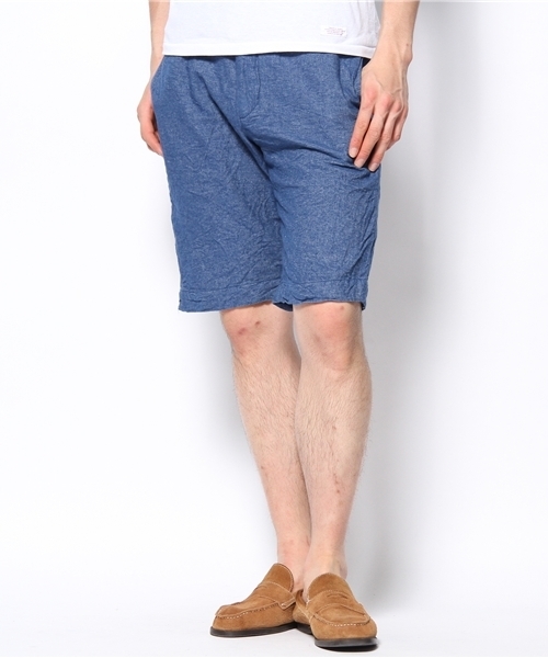 CIAOPANIC(チャオパニック)の「《WEB限定SALE価格》【Ciaopanic】ネルツイルワークショーツ(その他パンツ・メンズ・アイボリー/グレー/ブルー・SMALL/MEDIUM/LARGE)」の12枚目の写真