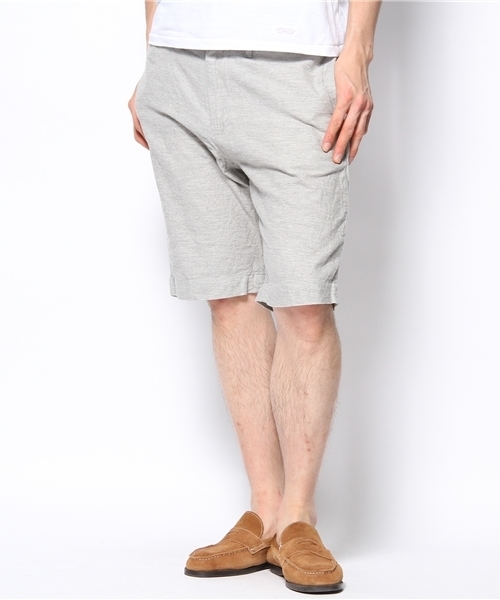 CIAOPANIC(チャオパニック)の「《WEB限定SALE価格》【Ciaopanic】ネルツイルワークショーツ(その他パンツ・メンズ・アイボリー/グレー/ブルー・SMALL/MEDIUM/LARGE)」の1枚目の写真