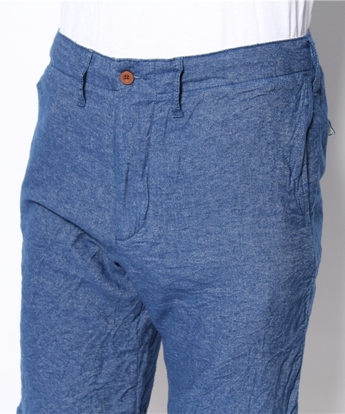 CIAOPANIC(チャオパニック)の「《WEB限定SALE価格》【Ciaopanic】ネルツイルワークショーツ(その他パンツ・メンズ・アイボリー/グレー/ブルー・SMALL/MEDIUM/LARGE)」の10枚目の写真