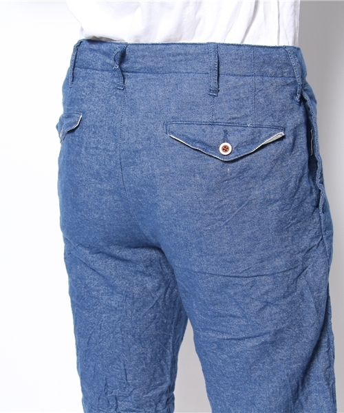 CIAOPANIC(チャオパニック)の「《WEB限定SALE価格》【Ciaopanic】ネルツイルワークショーツ(その他パンツ・メンズ・アイボリー/グレー/ブルー・SMALL/MEDIUM/LARGE)」の5枚目の写真