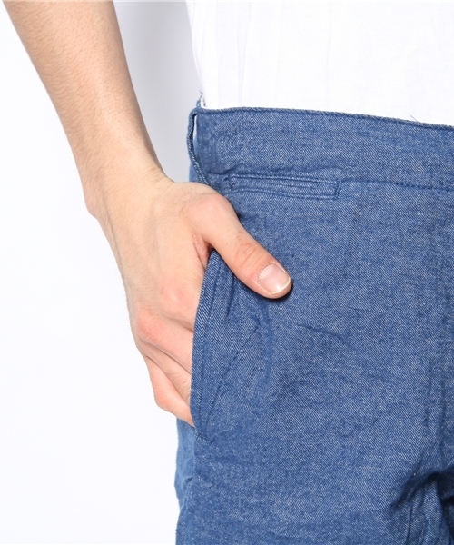 CIAOPANIC(チャオパニック)の「《WEB限定SALE価格》【Ciaopanic】ネルツイルワークショーツ(その他パンツ・メンズ・アイボリー/グレー/ブルー・SMALL/MEDIUM/LARGE)」の6枚目の写真