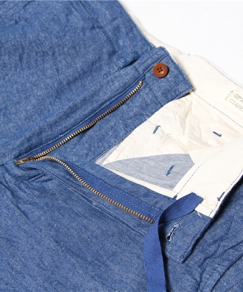 CIAOPANIC(チャオパニック)の「《WEB限定SALE価格》【Ciaopanic】ネルツイルワークショーツ(その他パンツ・メンズ・アイボリー/グレー/ブルー・SMALL/MEDIUM/LARGE)」の9枚目の写真