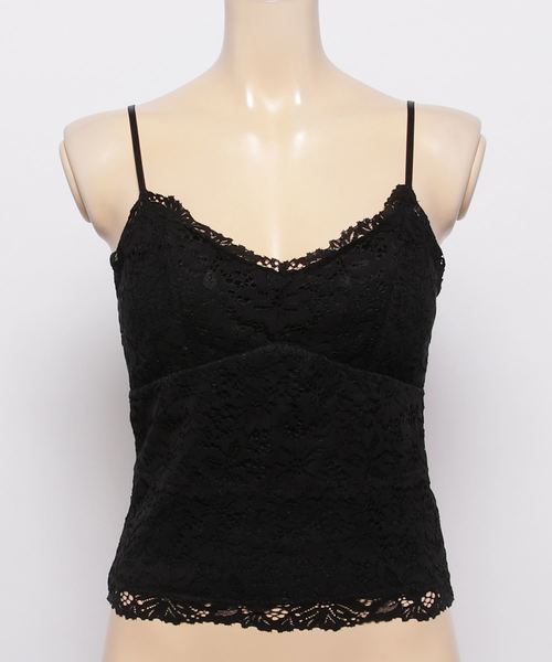 WEGO（ウィゴー）の「WEGO/カップインレースキャミソール（キャミソール・レディース・アイボリー/ライトパープル/ライトピンク/ブラック/ホワイト/マスタード/ダークオレンジ・LARGE/MEDIUM）」の10枚目の写真