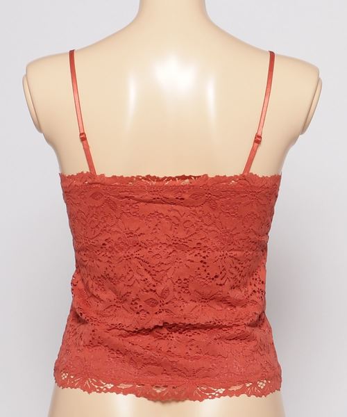 WEGO（ウィゴー）の「WEGO/カップインレースキャミソール（キャミソール・レディース・アイボリー/ライトパープル/ライトピンク/ブラック/ホワイト/マスタード/ダークオレンジ・LARGE/MEDIUM）」の9枚目の写真
