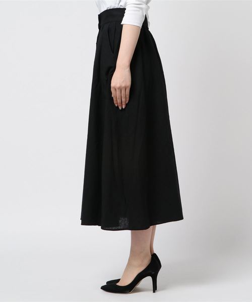 LOWRYS FARM（ローリーズファーム）の「マエボタンフレアスカート 789041（スカート・レディース・ブラック/グリーン/イエロー/ブルー・FREE）」の5枚目の写真